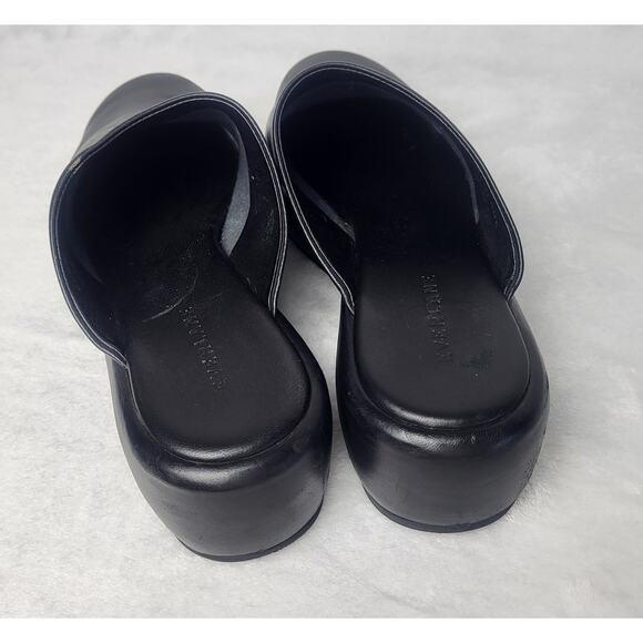 Everlane Black Leather The Puffa Platform Mule Clogs Round Toe in Black | 8.5 - Picture 5 of 14